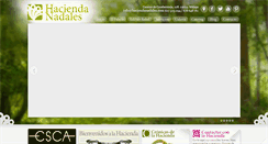 Desktop Screenshot of haciendanadales.com